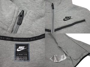 NIKE ナイキ キッズ スポーツウェア テックフリース フルジップ セットテックフリース セットアップ グレー サイズ4T 美品 中古 47935