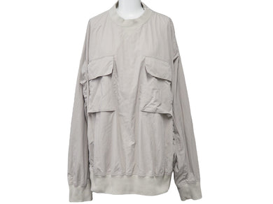 Sacai サカイジャケット プルオーバー タスランナイロンプルオーバー 23-03087M ベージュナイロンコットン サイズ3 美品 中古 48074 