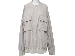 Sacai サカイ ジャケット プルオーバー Taslan Nylon Pullover 23-03087M ベージュ ナイロン コットン サイズ3 美品 中古 48074