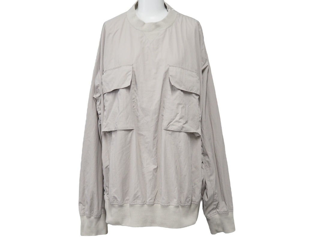 Sacai サカイ ジャケット プルオーバー Taslan Nylon Pullover 23-03087M ベージュ ナイロン コットン サイズ3 美品 中古 48074