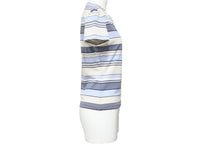 Load image into Gallery viewer, CHANEL シャネル ボーダー 半袖Ｔシャツ ブルー 00C P14952V08385 サイズ38 美品 中古 48310