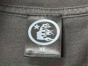 新品未使用 HELLSTAR ヘルスター PATH TO PARADISE 半袖Tシャツ サイズXL チャコール ハーレーサンプリング 中古 4b004842