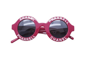 CHANEL×PHARRELL シャネル×ファレル サングラス パープル 71314A SPW22 美品 中古 48507
