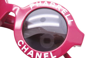 CHANEL×PHARRELL シャネル×ファレル サングラス パープル 71314A SPW22 美品 中古 48507