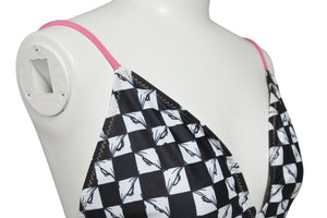 新品未使用 CHROME HEARTS クロムハーツ スイムウェア マッティボーイ ワンピース ブラック ホワイト サイズL 中古 48583