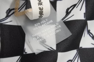 新品未使用 CHROME HEARTS クロムハーツ スイムウェア マッティボーイ ワンピース ブラック ホワイト サイズL 中古 48583