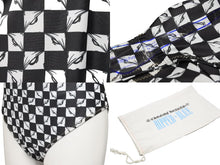 Load image into Gallery viewer, 新品未使用 CHROME HEARTS クロムハーツ スイムウェア マッティボーイ ワンピース ブラック ホワイト サイズL 中古 48583