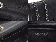 Load image into Gallery viewer, 極美品 シャネル マトラッセ30 チェーンショルダー キャビアスキン ブラック シルバー金具 バッグ レディース 中古 48625