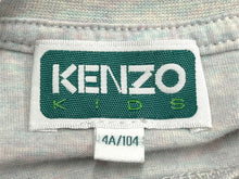 画像をギャラリービューアに読み込む, KENZO ケンゾー キッズ子供服半袖Ｔシャツ グレーコットン 確か 4A/104 K15664 トラタイガー 中古 48681 美品 中古 48681 
