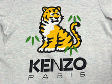 画像をギャラリービューアに読み込む, KENZO ケンゾー キッズ子供服半袖Ｔシャツ グレーコットン 確か 4A/104 K15664 トラタイガー 中古 48681 美品 中古 48681 