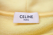 Load image into Gallery viewer, CELINE セリーヌ ルーズスウェットパーカー 21SS クラシックロゴ エディスリマン 2Y321052H コットン イエロー XS 中古 48836