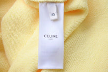 Load image into Gallery viewer, CELINE セリーヌ ルーズスウェットパーカー 21SS クラシックロゴ エディスリマン 2Y321052H コットン イエロー XS 中古 48836