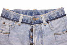 Load image into Gallery viewer, 極美品 Maison Margiela メゾンマルジェラ 22SS カットオフ デニムパンツ ストレートレッグ レディース S51LA0120-S30617 Size36 中古 48838