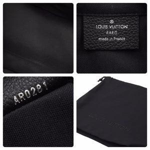 未使用 LOUIS VUITTON × COMME des GARCONS ルイヴィトン × コムデギャルソン ウィズホールズ M58661 ブラック レザー 48937