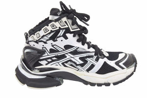 BALENCIAGA バレンシアガ RUNNER ランナー HIGHTOP スニーカー ミドルカット ブラック ホワイト 26.5cm 美品 中古 49150