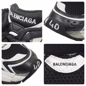 BALENCIAGA バレンシアガ RUNNER ランナー HIGHTOP スニーカー ミドルカット ブラック ホワイト 26.5cm 美品 中古 49150