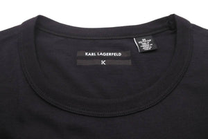 KARL LAGERFELD カールラガーフェルド 半袖Ｔシャツ コットン クルーネック サイズ38 美品 中古 49211