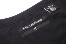 Load image into Gallery viewer, KARL LAGERFELD カールラガーフェルド 半袖Ｔシャツ コットン クルーネック サイズ38 美品 中古 49211