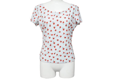 CHANEL シャネル 半袖Ｔシャツ フラワー 半袖 ロゴ ココマーク ナイロン スパンデックス P13561V07712 良品 中古 49223