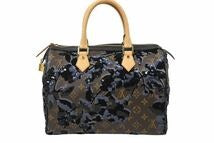 Load image into Gallery viewer, LOUIS VUITTON ルイ・ヴィトン スピーディ30 ハンドバッグ モノグラム ドゥ ジェ ボストンバッグ M40436 ブラウン 美品 中古 49369