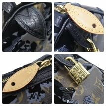 Load image into Gallery viewer, LOUIS VUITTON ルイ・ヴィトン スピーディ30 ハンドバッグ モノグラム ドゥ ジェ ボストンバッグ M40436 ブラウン 美品 中古 49369