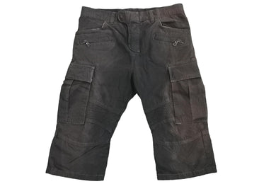BALMAIN バルマン バイカークロップドパンツ デニムパンツ S5HT548C487 日本製 コットン ブラック サイズ32 美品 中古 49499