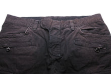 Load image into Gallery viewer, BALMAIN バルマン バイカークロップドパンツ デニムパンツ S5HT548C487 日本製 コットン ブラック サイズ32 美品 中古 49499