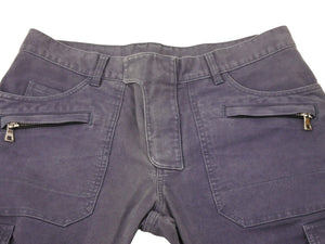 BALMAIN バルマン カーゴパンツ ネイビー T587 C218 サイズ30 ブルガリア製 美品 中古 49478