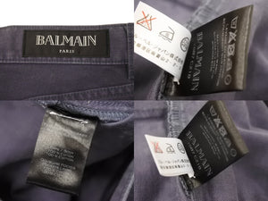 BALMAIN バルマン カーゴパンツ ネイビー T587 C218 サイズ30 ブルガリア製 美品 中古 49478