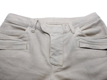 Load image into Gallery viewer, BALMAIN バルマン バイカーパンツ ベージュ サイズ32 美品 中古 49487
