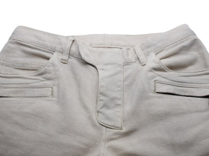 BALMAIN バルマン バイカーパンツ ベージュ サイズ32 美品 中古 49487