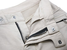 Load image into Gallery viewer, BALMAIN バルマン バイカーパンツ ベージュ サイズ32 美品 中古 49487