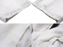 Load image into Gallery viewer, BALMAIN バルマン コットンキャンバスバイカーパンツ ボトムス ダスト加工 T577C164 コットン グレー サイズ32 良品 中古 49492