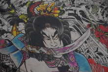 Load image into Gallery viewer, GIORGIO BRATO ジョルジオブラット 大判 シルク プリント スカーフ グレー 総柄 ストール 中古 49629