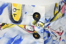 Load image into Gallery viewer, CHANEL シャネル ショートパンツ ココマーク エアライン 飛行機 ブルー マルチカラー 品質タグなし 美品 中古 49700