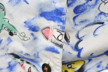 Load image into Gallery viewer, CHANEL シャネル ショートパンツ ココマーク エアライン 飛行機 ブルー マルチカラー 品質タグなし 美品 中古 49700