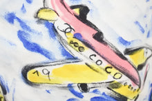 Load image into Gallery viewer, CHANEL シャネル ショートパンツ ココマーク エアライン 飛行機 ブルー マルチカラー 品質タグなし 美品 中古 49700