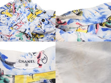 Load image into Gallery viewer, CHANEL シャネル ショートパンツ ココマーク エアライン 飛行機 ブルー マルチカラー 品質タグなし 美品 中古 49700