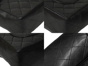 CHANEL シャネル マトラッセチェーンショルダー30 斜め掛けバッグ ラムスキン 4番台 ブラック ゴールド金具 美品 中古 49707