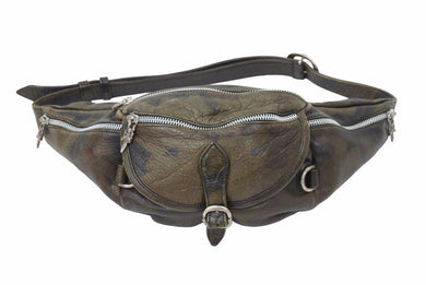 CHROME HEARTS クロムハーツ ショルダーバッグ スナットパック 迷彩 ウエストポーチ ボディーバッグ 良品 中古 49726