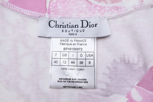 Christian Dior クリスチャンディオール タンクトップ・ノースリーブ トロッター ピンク 5P16155972 サイズ40 美品 中古 49771