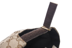 極美品 GUCCI グッチ GG ジャガード ロールキャップ 726745 ベージュ 帽子 注目サイズM 中古 49855 