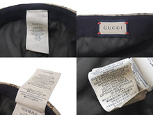 画像をギャラリービューアに読み込む, 極美品 GUCCI グッチ GG ジャガード ロールキャップ 726745 ベージュ 帽子 注目サイズM 中古 49855 