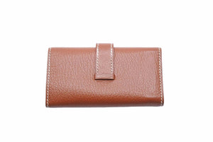 極美品 HERMES エルメス ベアン キーケース コニャック □I刻 シェーブル 小物 中古 49896