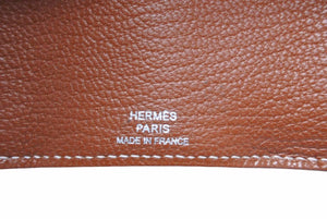 極美品 HERMES エルメス ベアン キーケース コニャック □I刻 シェーブル 小物 中古 49896