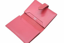 Load image into Gallery viewer, HERMES エルメス べアンミニ タデラクト カードケース □Q ピンク 美品 中古 49903