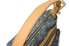 Load image into Gallery viewer, 極美品 LOUIS VUITTON ルイヴィトン モノグラムデニム バギーPM ショルダーバッグ ワンショルダー M95049 インディゴブルー 中古 4b002665