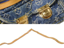 Load image into Gallery viewer, 極美品 LOUIS VUITTON ルイヴィトン モノグラムデニム バギーPM ショルダーバッグ ワンショルダー M95049 インディゴブルー 中古 4b002665
