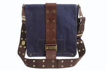 Load image into Gallery viewer, Christian Dior クリスチャンディオール ストリートシック ショルダーバッグ BM-0052 デニム レザー ガリアーノ期 美品 中古 4b002850