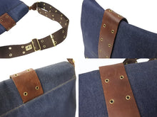 Load image into Gallery viewer, Christian Dior クリスチャンディオール ストリートシック ショルダーバッグ BM-0052 デニム レザー ガリアーノ期 美品 中古 4b002850